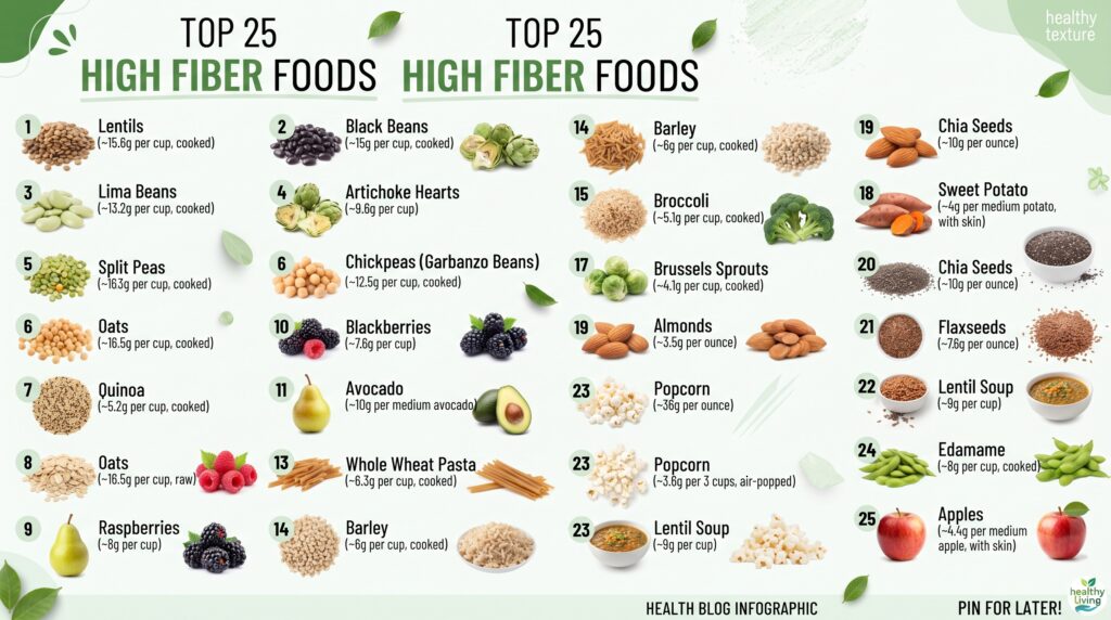 High Fiber Foods