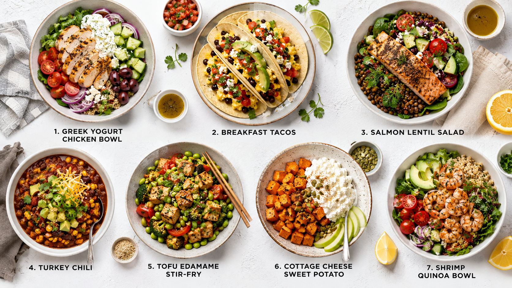 high protien meals